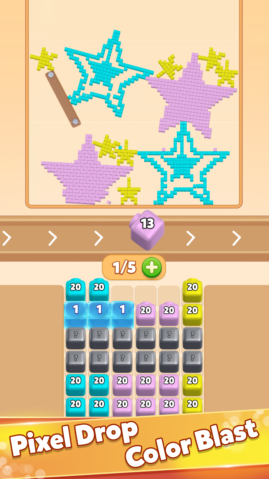 Pixel Drop game screenshot