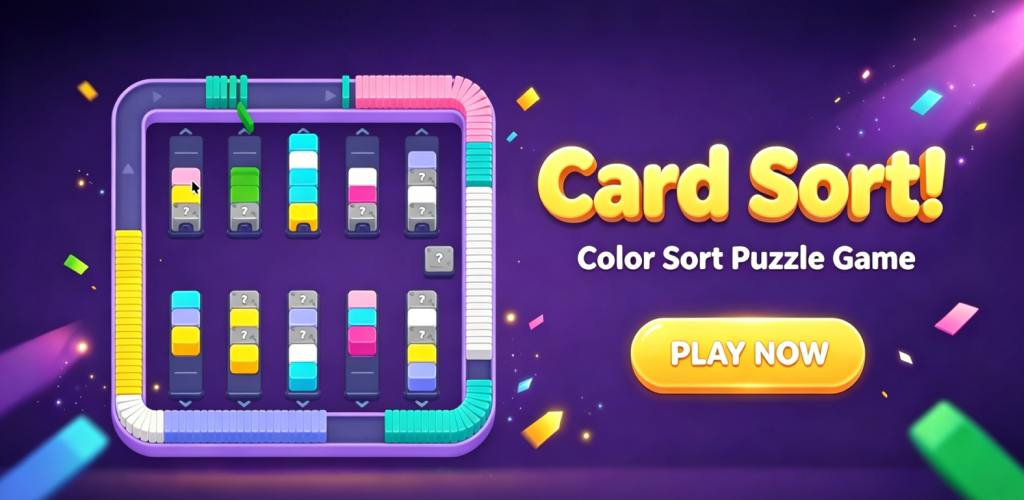 Card Sort Color Sort Puzzle Game